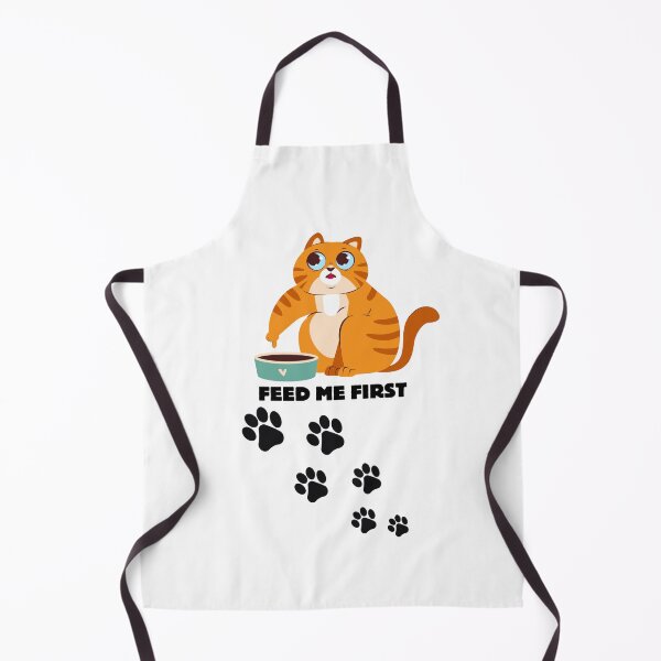 Item preview, Feed Me First - Cute Orange Tabby Cat designed and sold by ANoelleART.