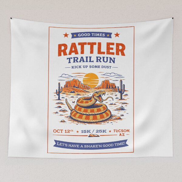 Item preview, Rattler Trail Run Desert Adventure designed and sold by Matinez Pink.