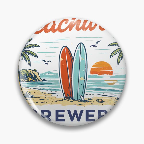 Artikelvorschau, Beachwood Brewery Surfboards T-Shirt entworfen und verkauft von Matinez Pink.