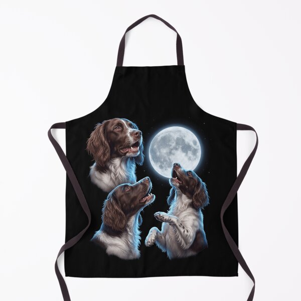 Item preview, Small Munsterlander Pointer Howling Moon Art Dog Owner designed and sold by TerryConnells.