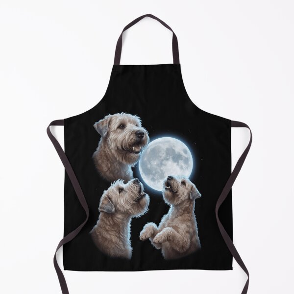 Item preview, Soft Coated Wheaten Terrier Howling Moon Art Dog Owner designed and sold by TerryConnells.