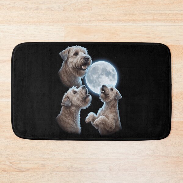 Item preview, Soft Coated Wheaten Terrier Howling Moon Art Dog Owner designed and sold by TerryConnells.