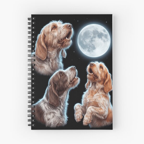 Item preview, Spinone Italiano Howling Moon Art Dog Owner designed and sold by TerryConnells.