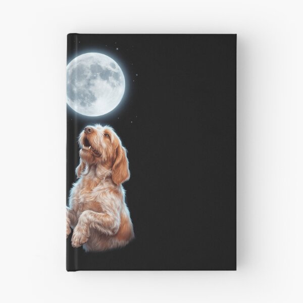 Item preview, Spinone Italiano Howling Moon Art Dog Owner designed and sold by TerryConnells.
