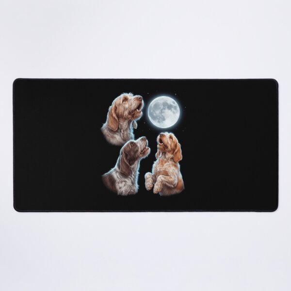 Item preview, Spinone Italiano Howling Moon Art Dog Owner designed and sold by TerryConnells.