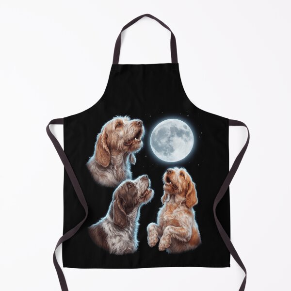 Item preview, Spinone Italiano Howling Moon Art Dog Owner designed and sold by TerryConnells.