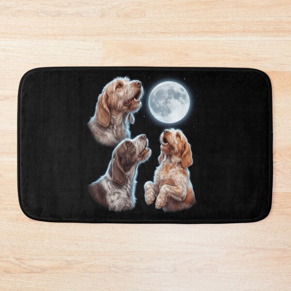 Item preview, Spinone Italiano Howling Moon Art Dog Owner designed and sold by TerryConnells.