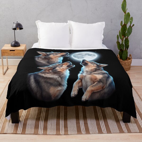 Item preview, Swedish Vallhund Howling Moon Art Dog Owner designed and sold by TerryConnells.