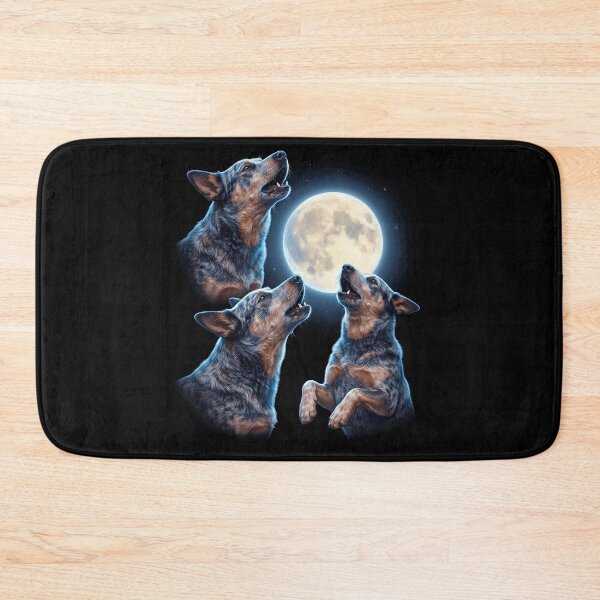 Item preview, Texas Heeler Howling Moon Art Dog Owner designed and sold by TerryConnells.