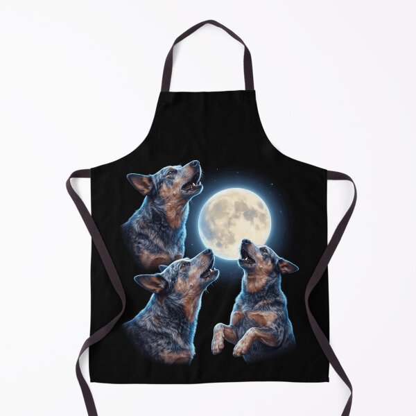 Item preview, Texas Heeler Howling Moon Art Dog Owner designed and sold by TerryConnells.