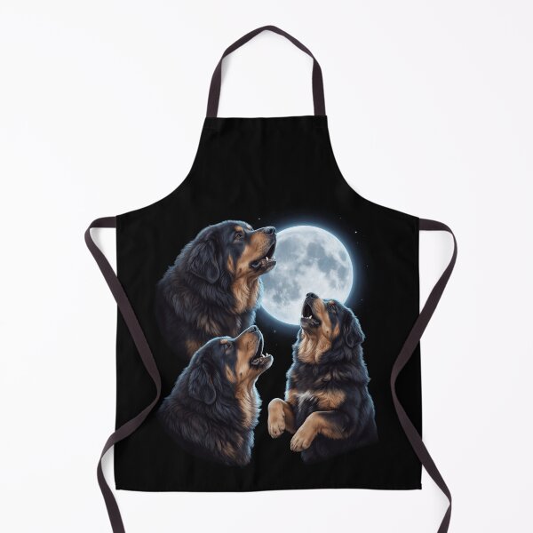 Item preview, Tibetan Mastiff Howling Moon Art Dog Owner designed and sold by TerryConnells.