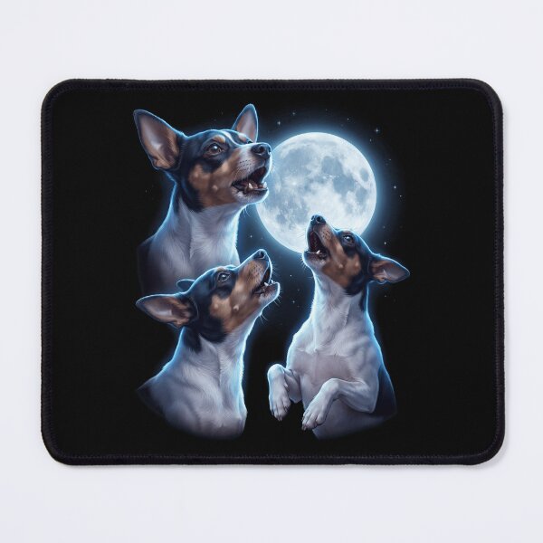Item preview, Toy Fox Terrier Howling Moon Art Dog Owner designed and sold by TerryConnells.