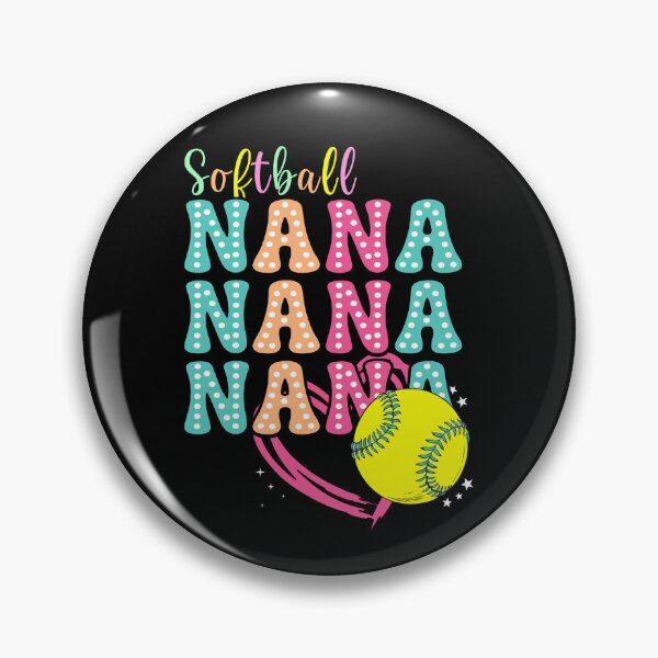 Item preview, Colorful Softball Nana Polka Dot Design designed and sold by LashondaGreen89.