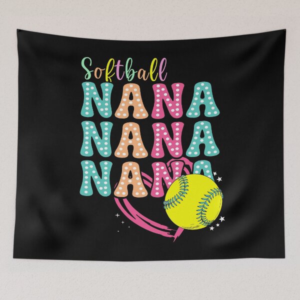 Item preview, Colorful Softball Nana Polka Dot Design designed and sold by LashondaGreen89.