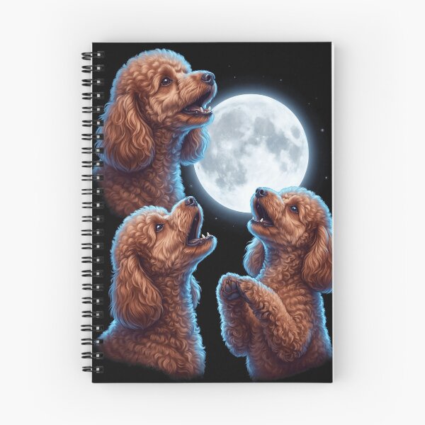 Item preview, Toy Poodle Howling Moon Art Dog Owner designed and sold by TerryConnells.