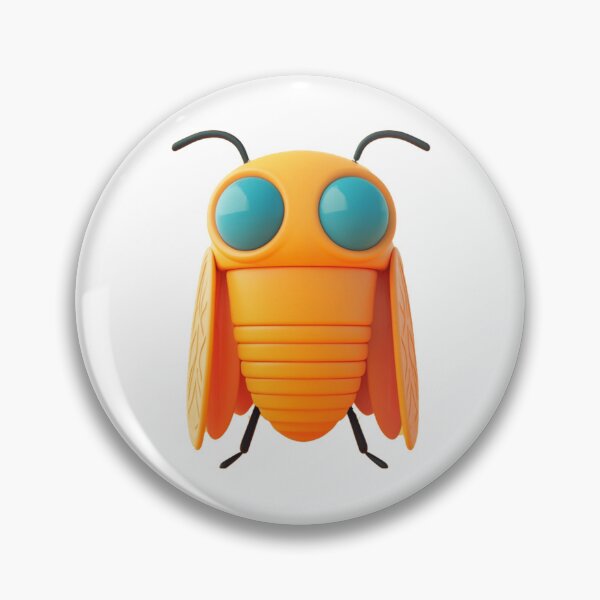Artikelvorschau, Niedliche 3D-Illustration einer orangefarbenen Fliege – ein winziges Insekt entworfen und verkauft von O2Graphic.
