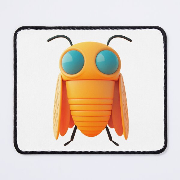 Item preview, Cute 3D Orange Fly Tiny Insect Illustration designed and sold by O2Graphic.