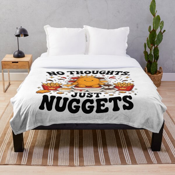 Aperçu de l'œuvre Nuggets de poulet humoristiques : l'art culinaire sans pensées créée et vendue par InkNovaLab.