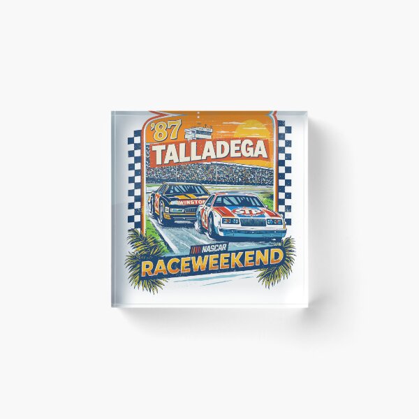 Item preview, 1987 Talladega NASCAR Race Weekend designed and sold by Matinez Pink.