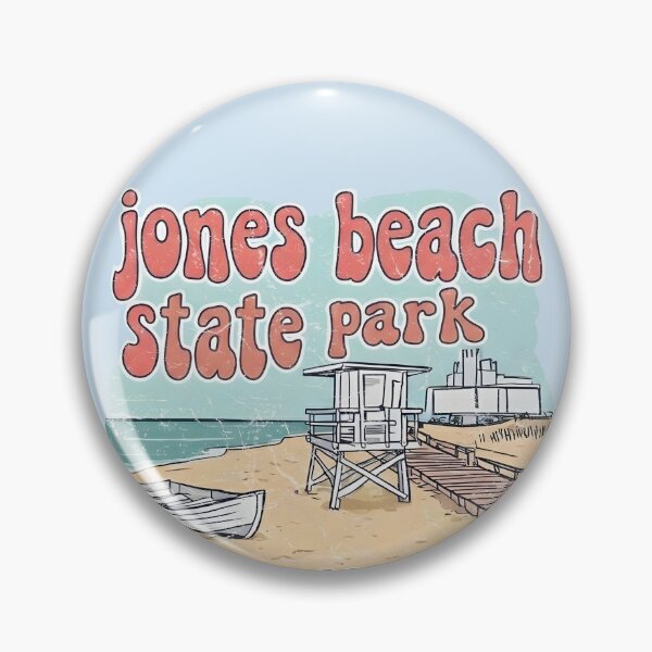 Item preview, Jones Beach State Park NY Cute Landscape Retro Pastel  designed and sold by HowToCanadian.