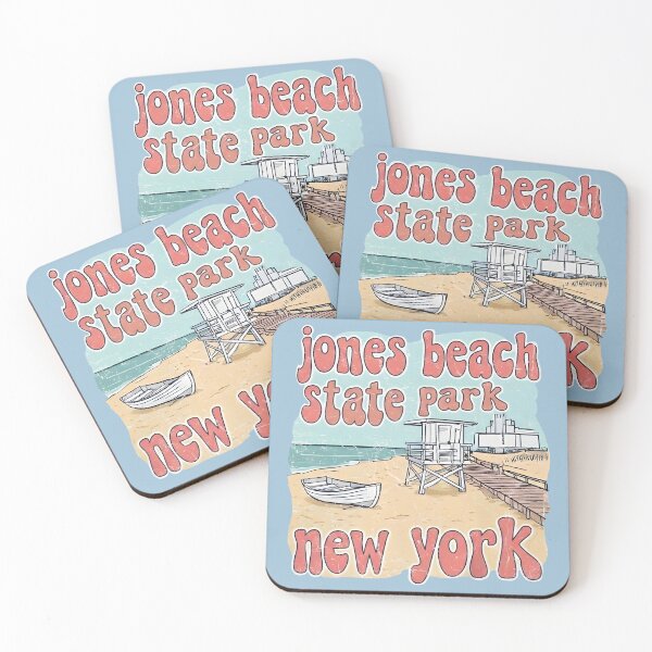 Item preview, Jones Beach State Park NY Cute Landscape Retro Pastel  designed and sold by HowToCanadian.