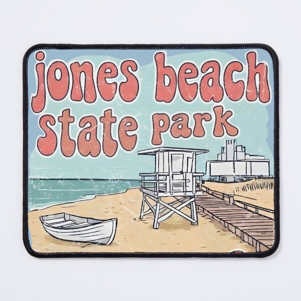 Item preview, Jones Beach State Park NY Cute Landscape Retro Pastel designed and sold by HowToCanadian.