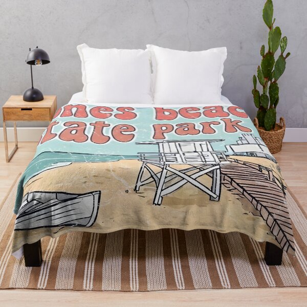 Item preview, Jones Beach State Park NY Cute Landscape Retro Pastel  designed and sold by HowToCanadian.