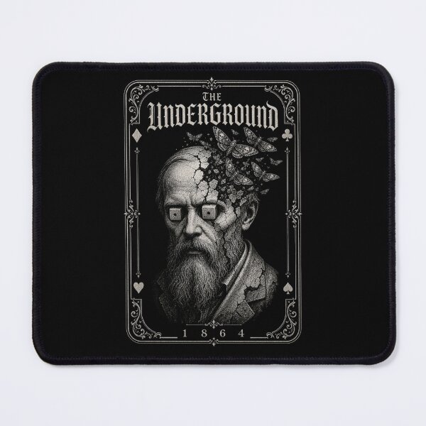 Item preview, The Underground 1864 Gothic Skull Moth Vintage Dark Art designed and sold by TheClockOutClub.