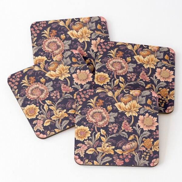 Item preview, Bold Vintage Flower - Tropical Flower Pattern   - Gifts For Couples designed and sold by RoyalStarsPatts.