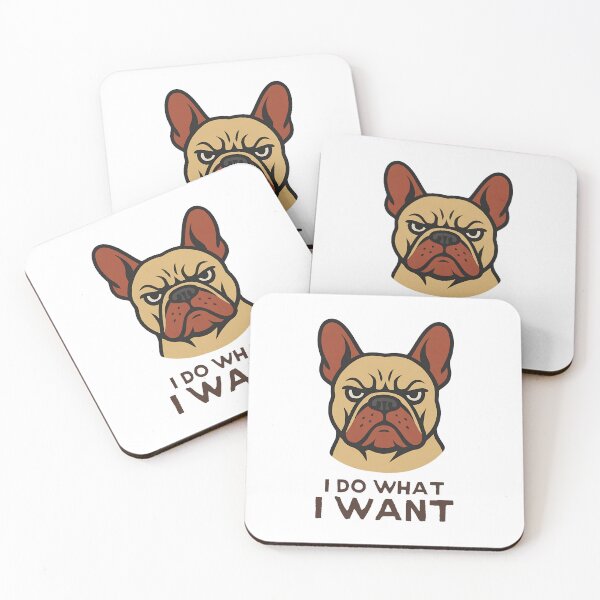 Item preview, Grumpy French Bulldog I Do What I Want designed and sold by Dmo3HarkoArt.
