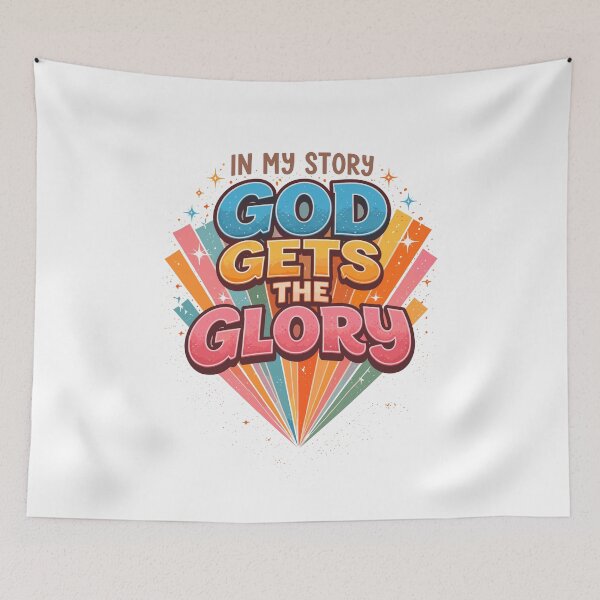 Item preview, GOD GETS THE GLORY T-Shirt designed and sold by Matinez Pink.