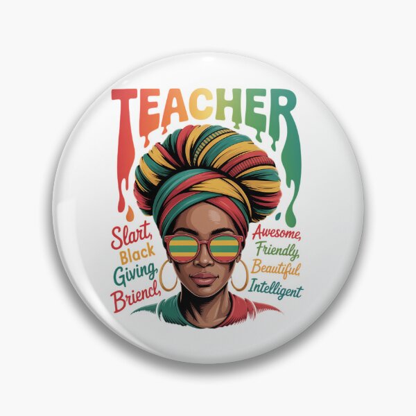 Item preview, Black Teacher Magic Afro Hair Melanin Black History Month designed and sold by SapfireStuArt.