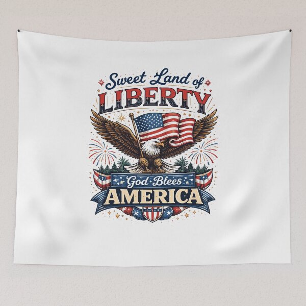 Item preview, American Eagle Flag T-Shirt designed and sold by Matinez Pink.