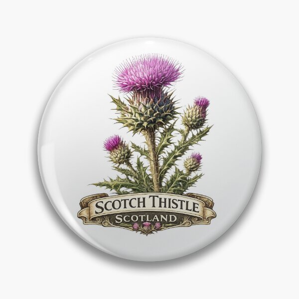 Item preview, Scotch Thistle of Scotland designed and sold by Myra365Art.