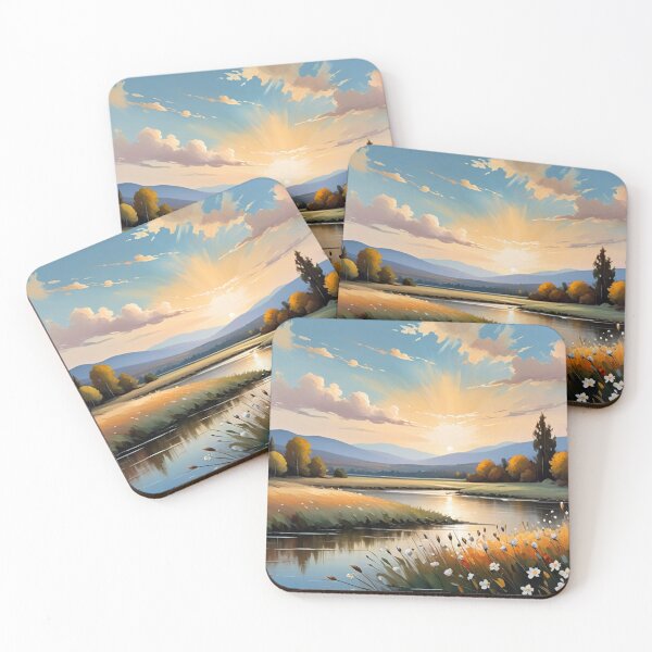 Item preview, Serenity by the Meadow Stream designed and sold by Undersea Ai Art.