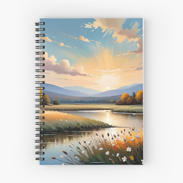 Item preview, Serenity by the Meadow Stream designed and sold by Undersea Ai Art.