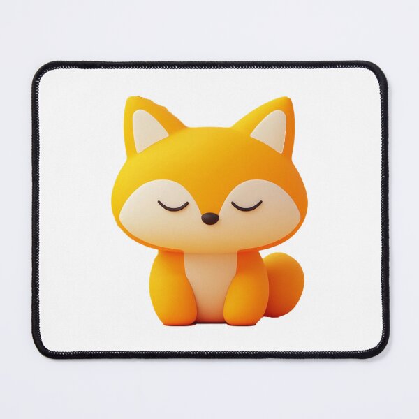 Item preview, Peaceful 3D Sleeping Fox Kawaii Animal Art designed and sold by O2Graphic.