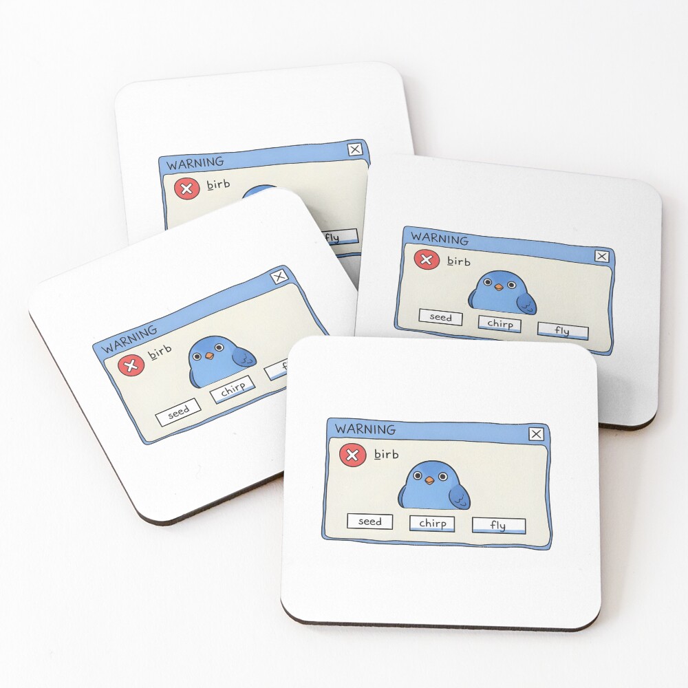 Item preview, Coasters (Set of 4) designed and sold by WarningWindow.
