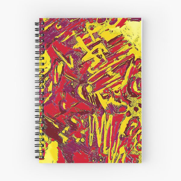 Item preview, Abstract Red Yellow Bliss designed and sold by NolaJere.