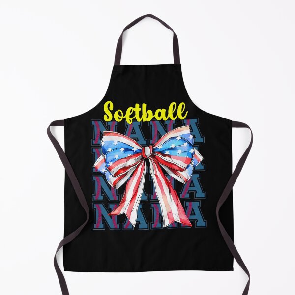 Item preview, Patriotic Softball Nana Bow Design designed and sold by LashondaGreen89.