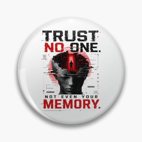 Item preview, Trust No One Sci-Fi Psychological Glitch Design designed and sold by the-dovlat.