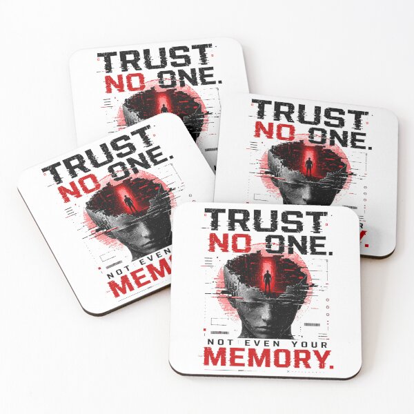 Item preview, Trust No One Sci-Fi Psychological Glitch Design designed and sold by the-dovlat.