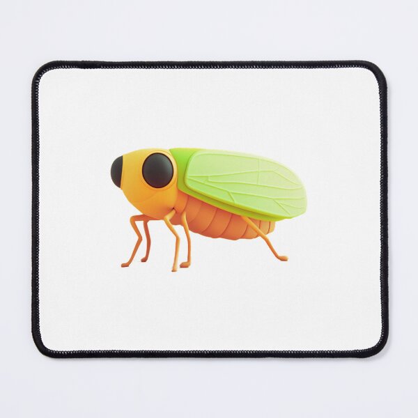 Item preview, Cute 3D Green Grasshopper Garden Insect Illustration designed and sold by O2Graphic.