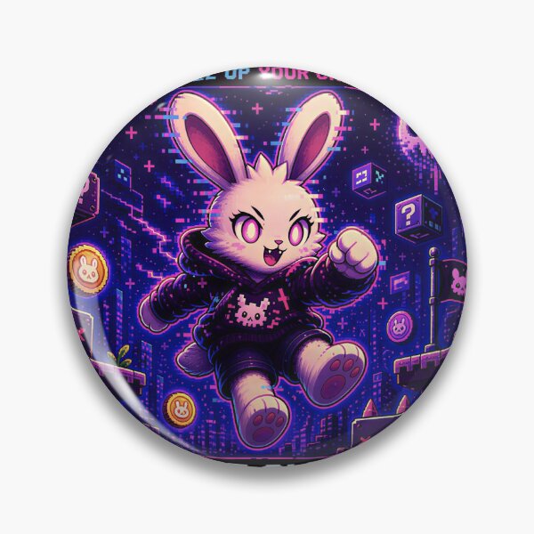 Artikelvorschau, Sunnybun.exe 2 - Night Glitch Protocol Retro Gaming Aesthetic entworfen und verkauft von ForestCuties.
