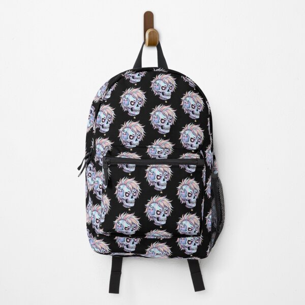 Item preview, Holographic Punk Mohawk Skull designed and sold by Emegan Print Art.