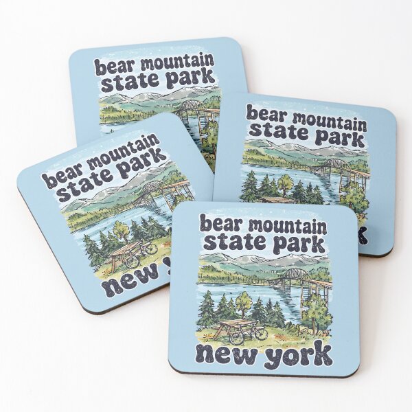 Item preview, Bear Mountain State Park NY Cute Landscape Retro Bicylce designed and sold by HowToCanadian.