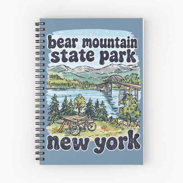 Item preview, Bear Mountain State Park NY Cute Landscape Retro Bicylce designed and sold by HowToCanadian.