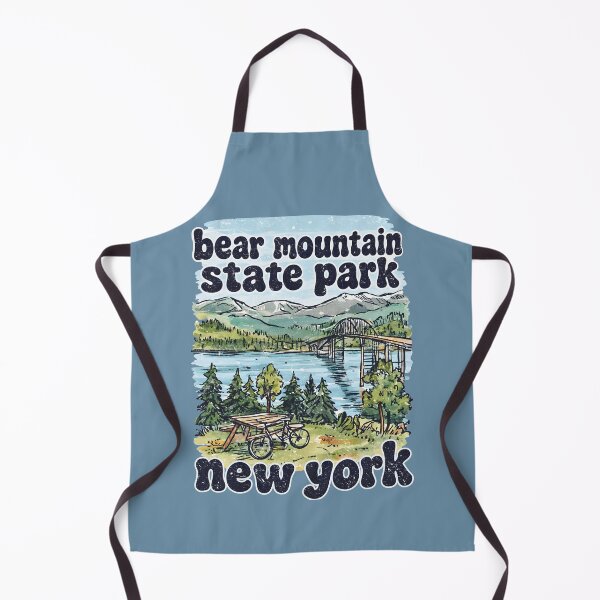 Item preview, Bear Mountain State Park NY Cute Landscape Retro Bicylce designed and sold by HowToCanadian.