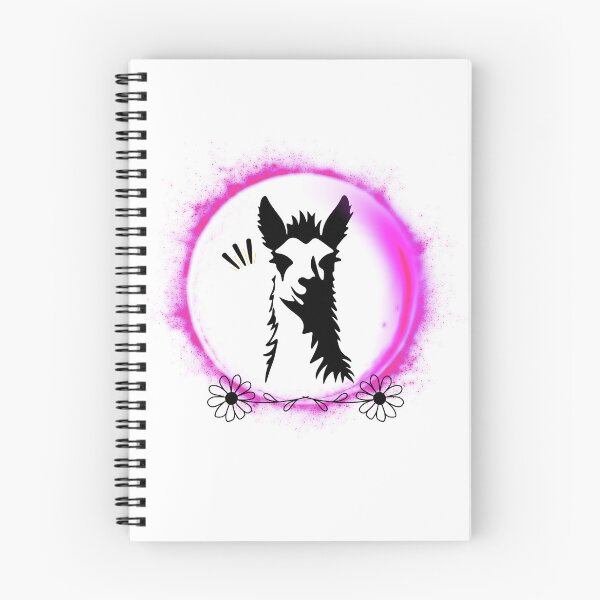 Item preview, Llama dentro do circulo rosa  designed and sold by MandySony.