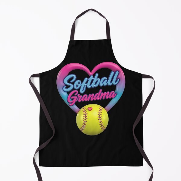 Item preview, Neon Heart Softball Grandma Design designed and sold by LashondaGreen89.